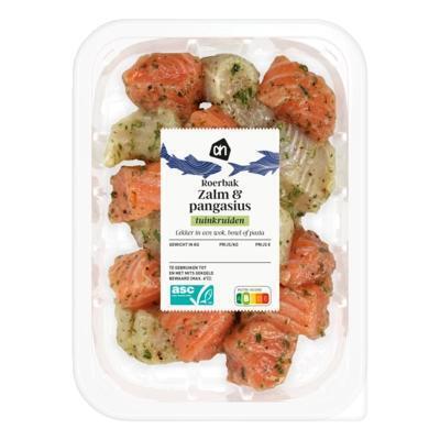 AH Roerbak zalm & pangasius tuinkruiden (250g)