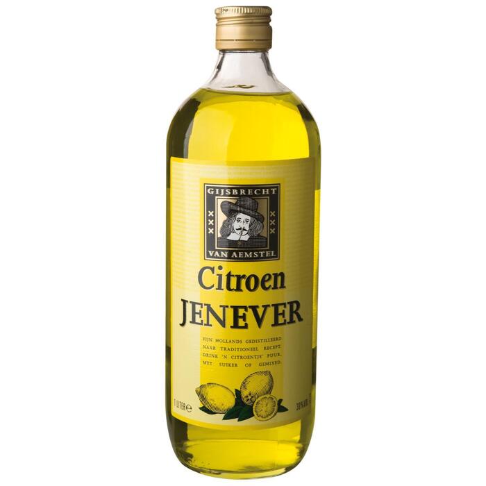 Gijsbrecht van Aemstel Citroenjenever 1 LTR fles (1L)