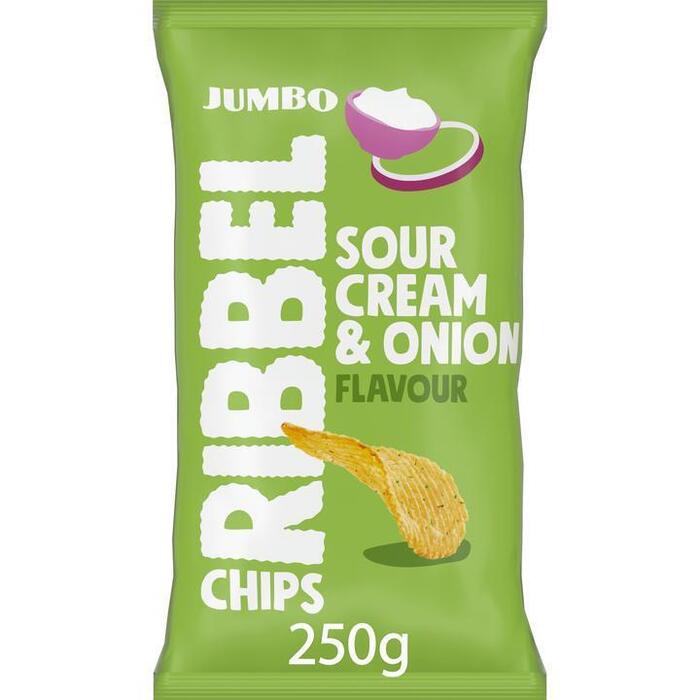 Jumbo Ribbel Sour Cream Onion 250 g (250g)