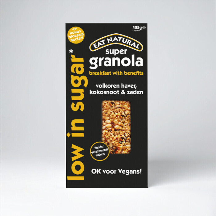 Eat Natural Super granola low in sugar (Doos, 425g)