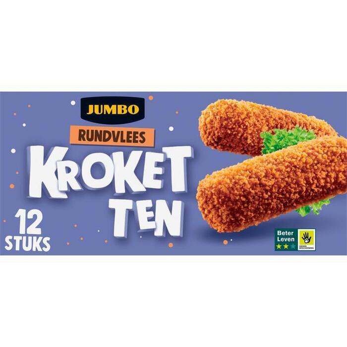Jumbo Rundvleeskroketten 12 Stuks (840g)