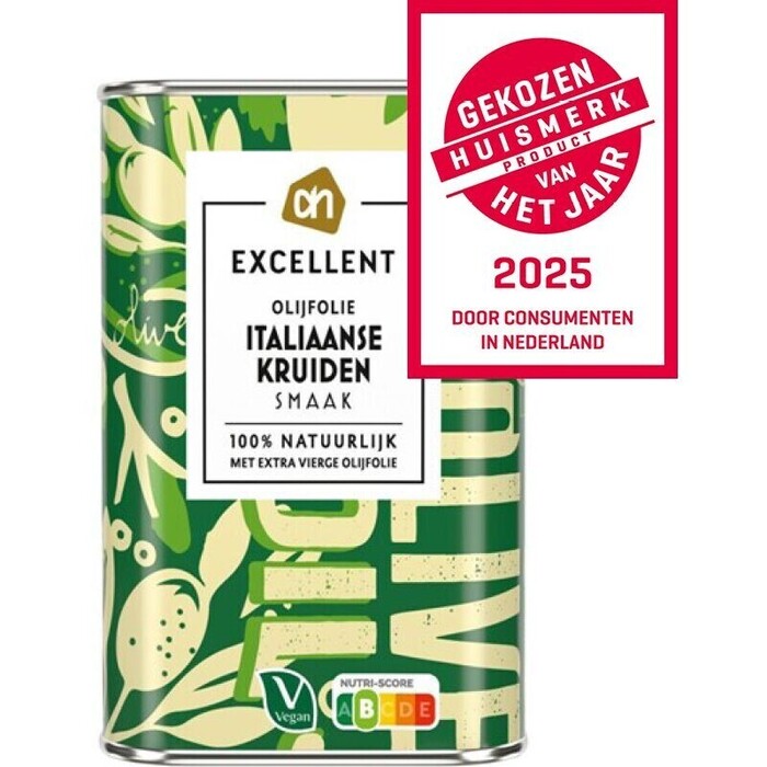 AH Excellent Olijfolie Italiaanse kruiden smaak (250ml)