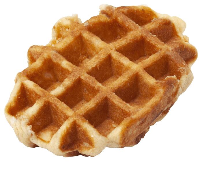 Belgische suikerwafel met roomboter