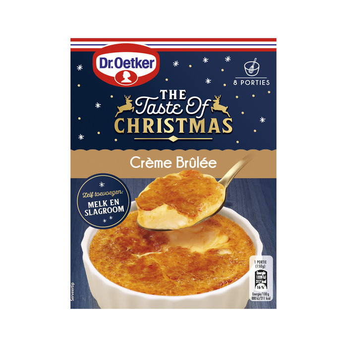 Dr. Oetker Bereiding voor Crème Brûlée met Eieren 200 g (Pak, 200g)