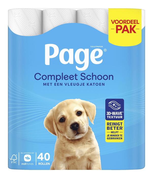Page Origineel schoon toiletpapier (rollen)