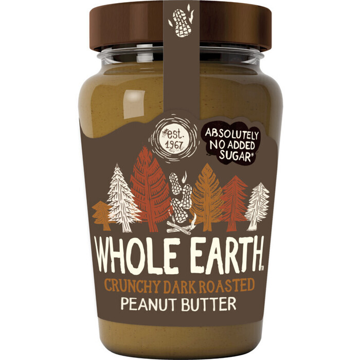 Whole Earth Dark roasted crunchy (340g)