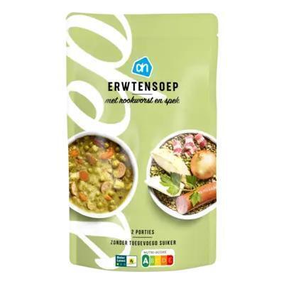 AH Stevige erwtensoep met rookworst-spek (0.57L)