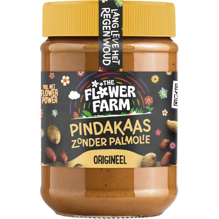 Flower Farm Pindakaas zonder palmolie (350g)