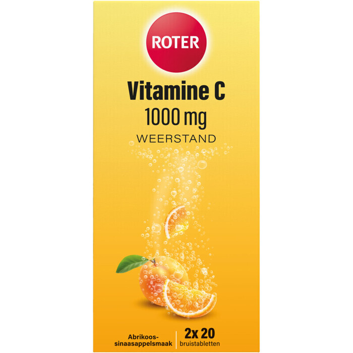 Roter Vitamine C 1000 mg Bruistabletten 2 x 20 Stuks (20 st.)