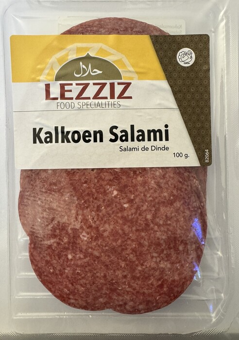 Lezzis Kalkoensalami 100g (100g)