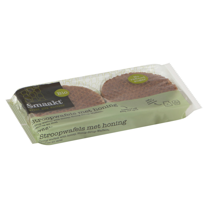 Smaakt Stroopwafels met honing 175 g zak (175g)