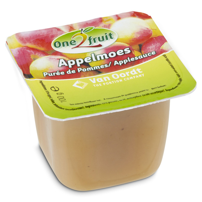Van Oordt Appelmoes in Cups 120 x 100 g (100g)