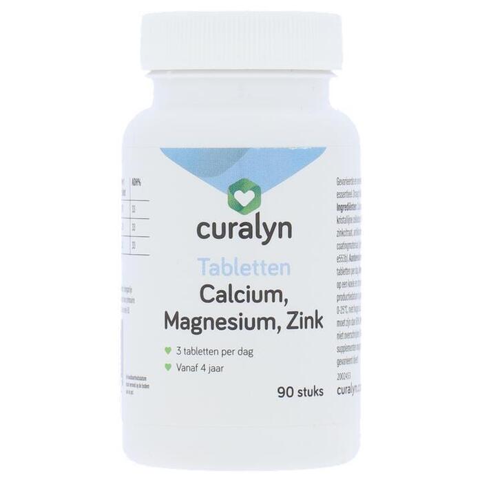 Curalyn Calcium, Magnesium, Zink Tabletten 90 Stuks
