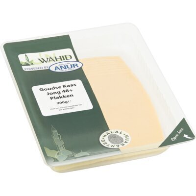 Wahid Goudse Kaas Jong 48+ Plakken 200 g (Stuk, 200g)