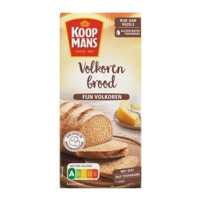 Koopmans Mix voor Volkorenbrood Fijn Volkoren 450 g (Pak, 450g)