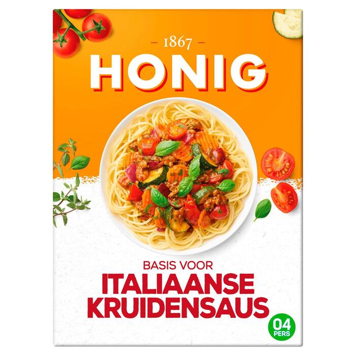 Honig Mix voor Italiaanse kruidensaus (Doos, 68g)
