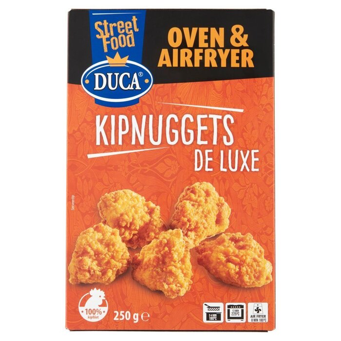 Kipnuggets de Luxe (doos, 250g)
