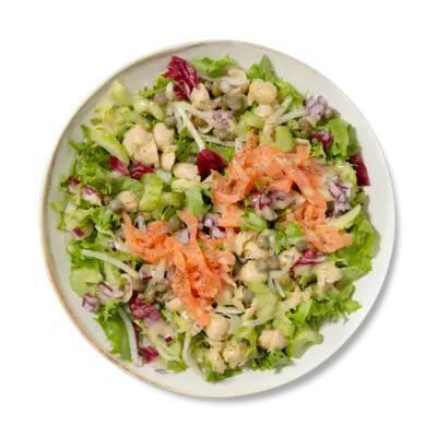 Maaltijdsalade Zalm (bak, 450g)