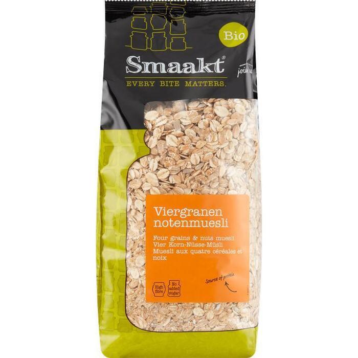 Smaakt Bio Viergranen Notenmuesli 750 g (750g)