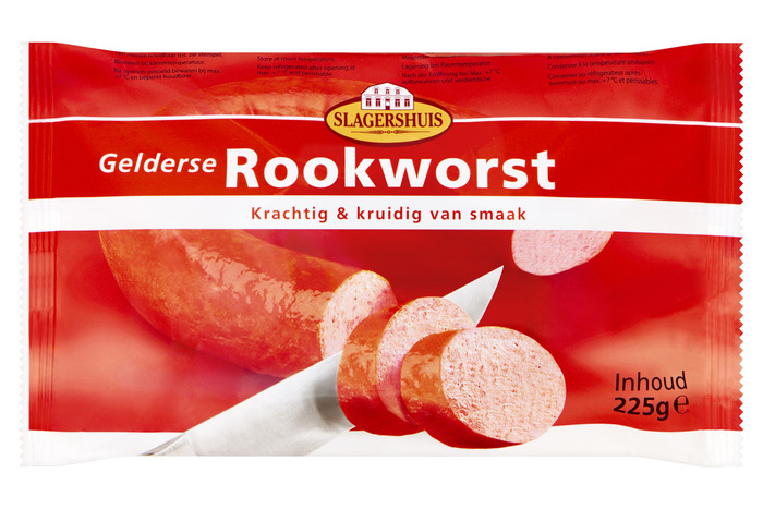 Gelderse rookworst (zak, 225g)