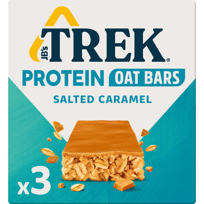 Trek Proteïne haver reep salted caramel (3 × 50g)
