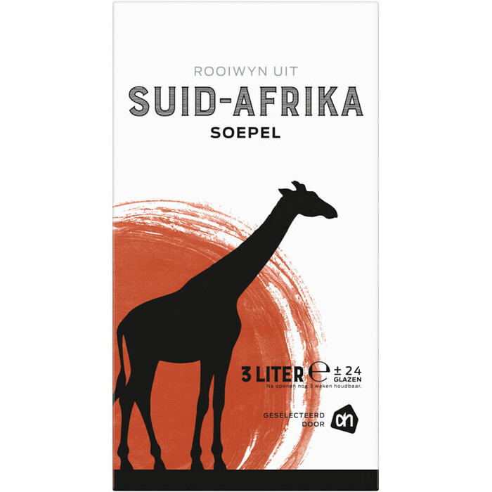 AH Rooiwyn uit Suid-Afrika soepel (3L)