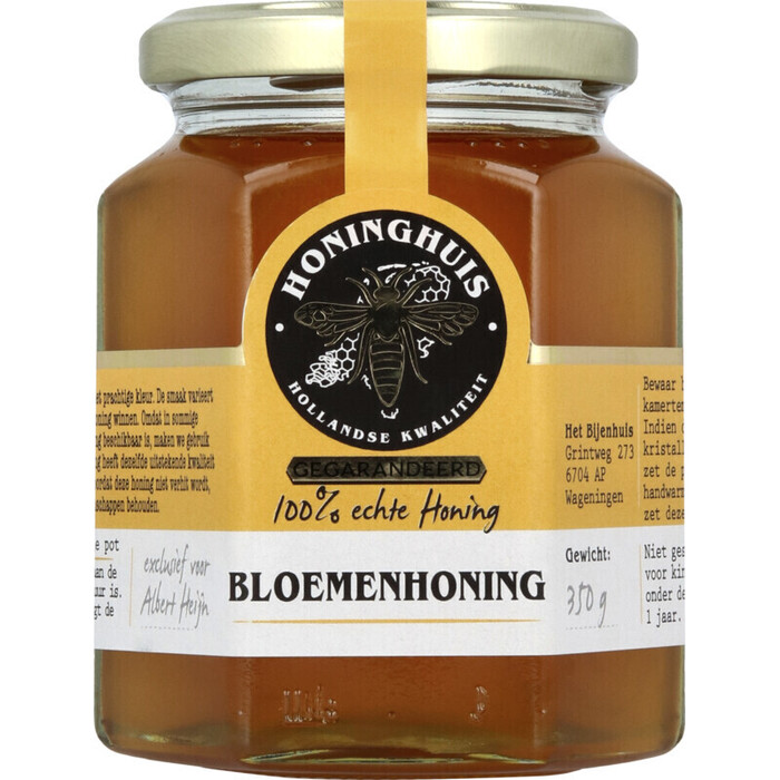 Honinghuis Hollandse bloemen honing (350g)