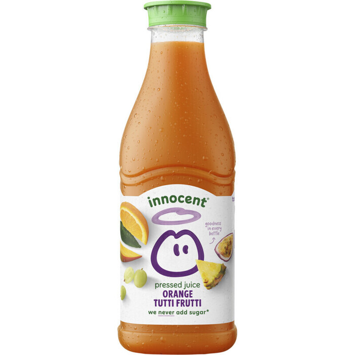 Innocent Orange tutti frutti juice blend (Fles, 0.9L)