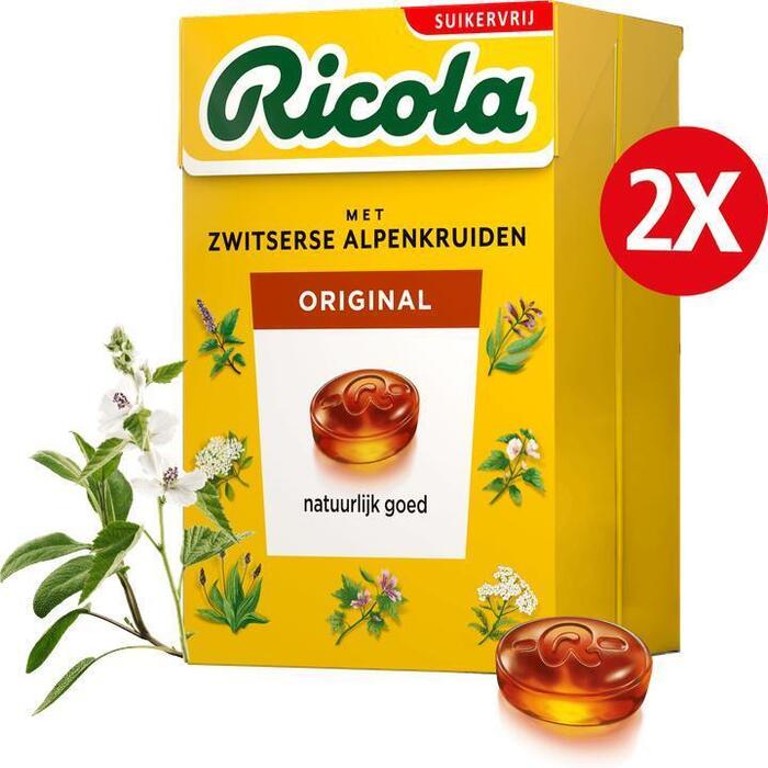 Ricola Original Suikervrij Duopack 2 st