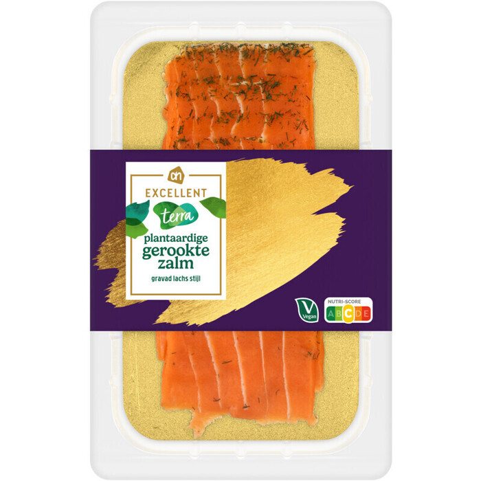AH Excellent Terra plantaardige gerookte zalm (100g)