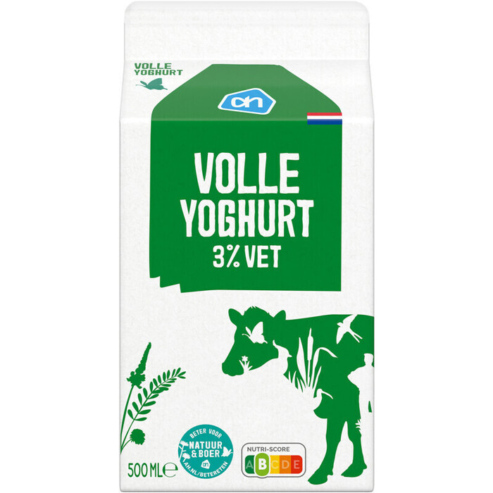 AH Volle yoghurt (0.5L)
