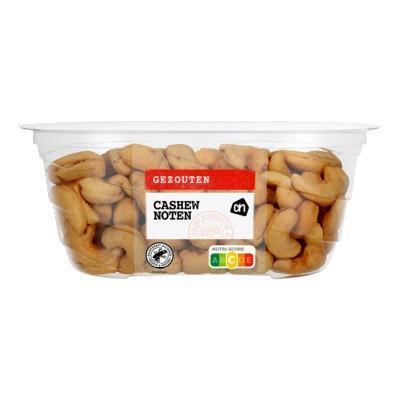 Cashewnoten gezouten extra groot (bak, 170g)