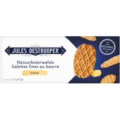 Natuurboterwafels (Doos, 100g)