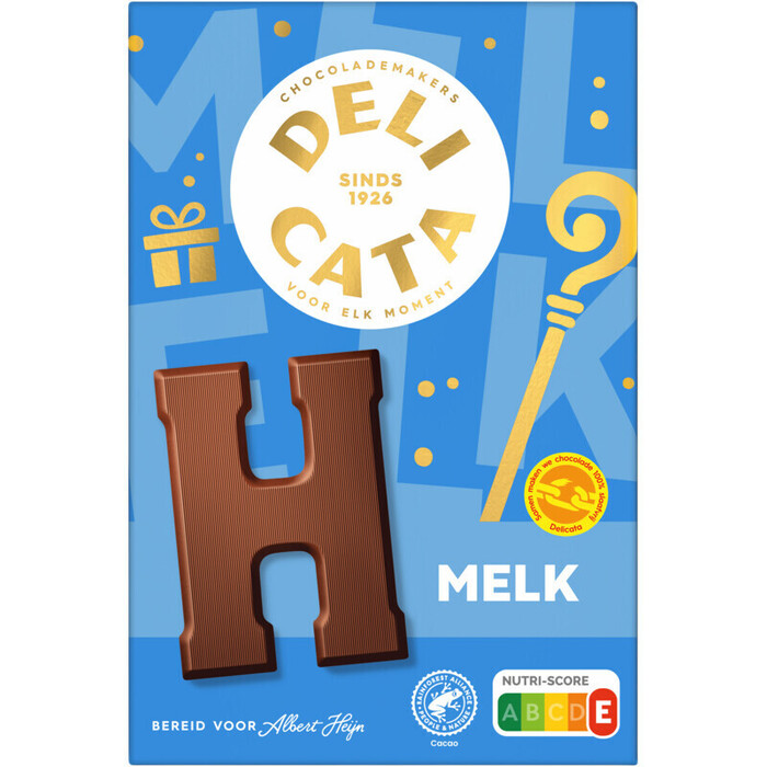 Delicata Chocoladeletter melk H (160g)