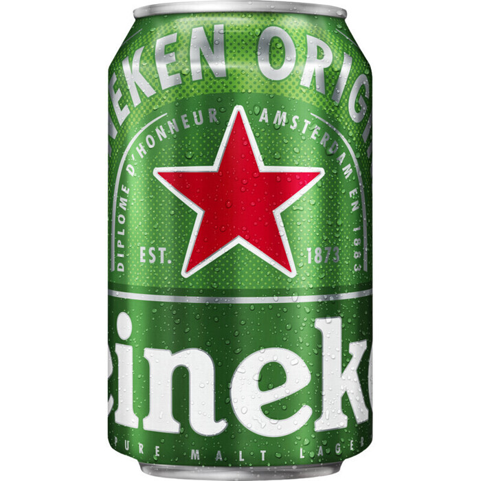 Heineken Premium pilsener (blik, 33cl)