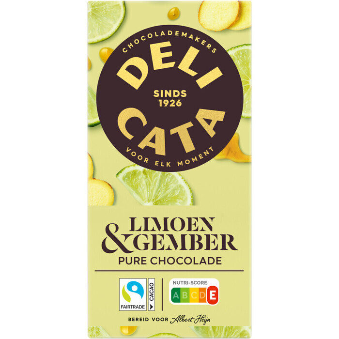 Delicata Puur gember limoen (90g)