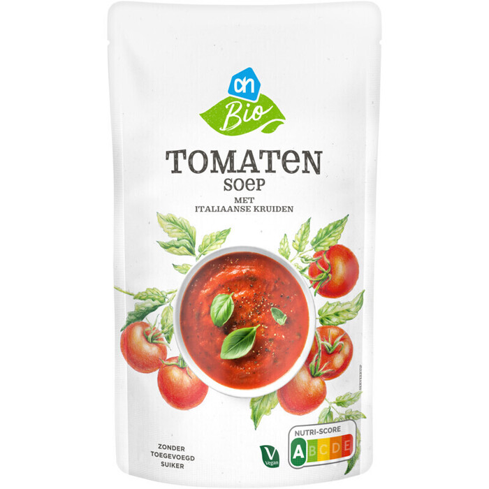Biologische tomatensoep (zak, 0.57L)
