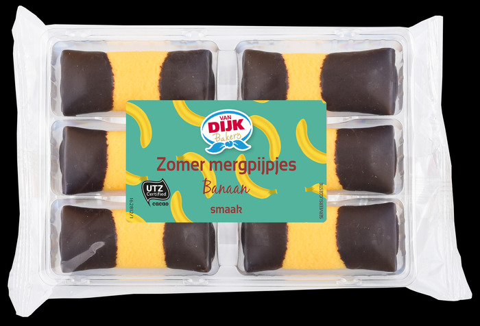 Mergpijpjes banaan (180g)