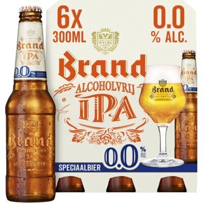 Brand IPA 0.0 (Fles, 6 × 30cl)