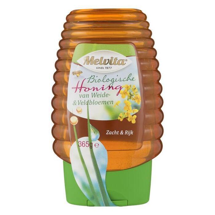 Biologische honing van Weide & Veldbloemen (Stuk, 365g)
