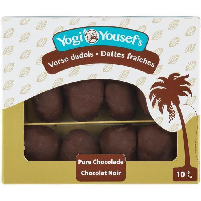 Yogi & Yousef's Dadels Pure Chocolade 10 Stuks