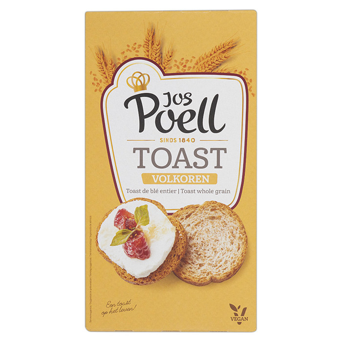 Jos Poell Volkoren toast (27 × 3.33g)