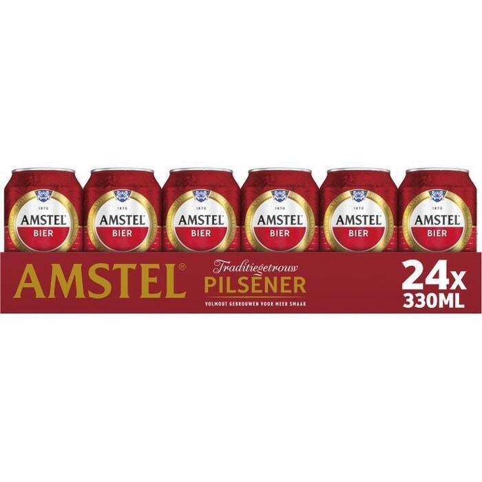 Amstel - Pilsener - Blik - 4 x 6 x 330ML (6 × 33cl)