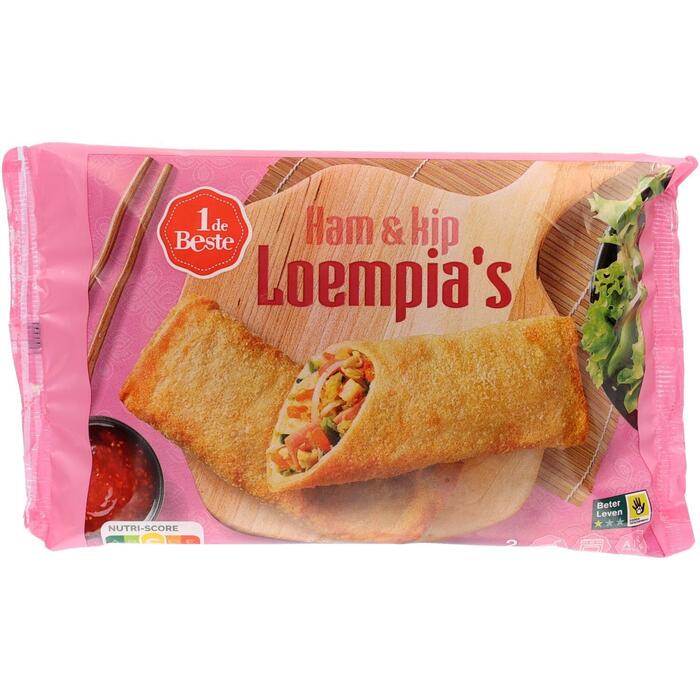 1 de Beste Loempia ham/kip 2 st. (350g)