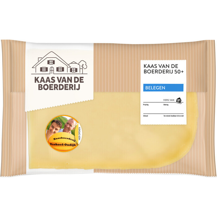 AH Boerderijkaas belegen 48+ plakken (220g)