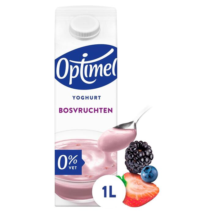 Bosvruchten yoghurt 0,0% vet (Pak, 1L)