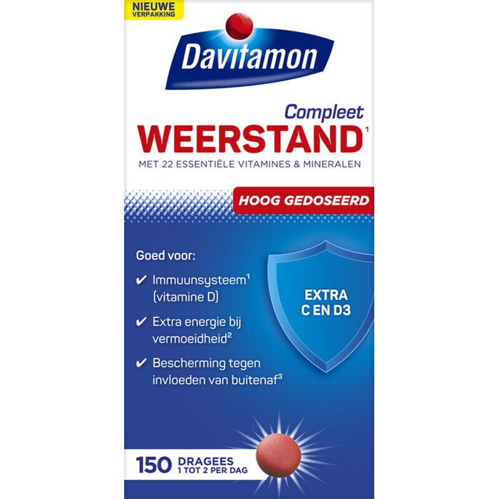 Davitamon Compleet weerstand forte dragees (150 st.)
