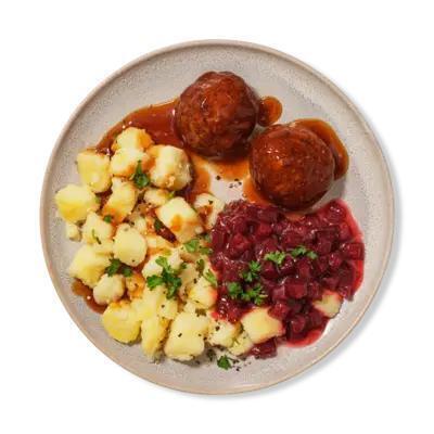 AH Gehaktbal met rode bietjes en appel (500g)