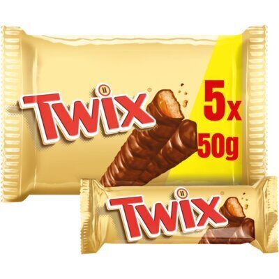 Twix Melk chocolade karamel koekjes multipack verpakking (250g)