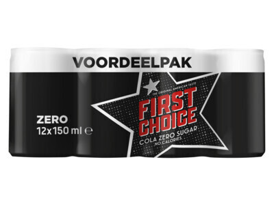 Cola zero sugar 12x15 cl (1.8L)
